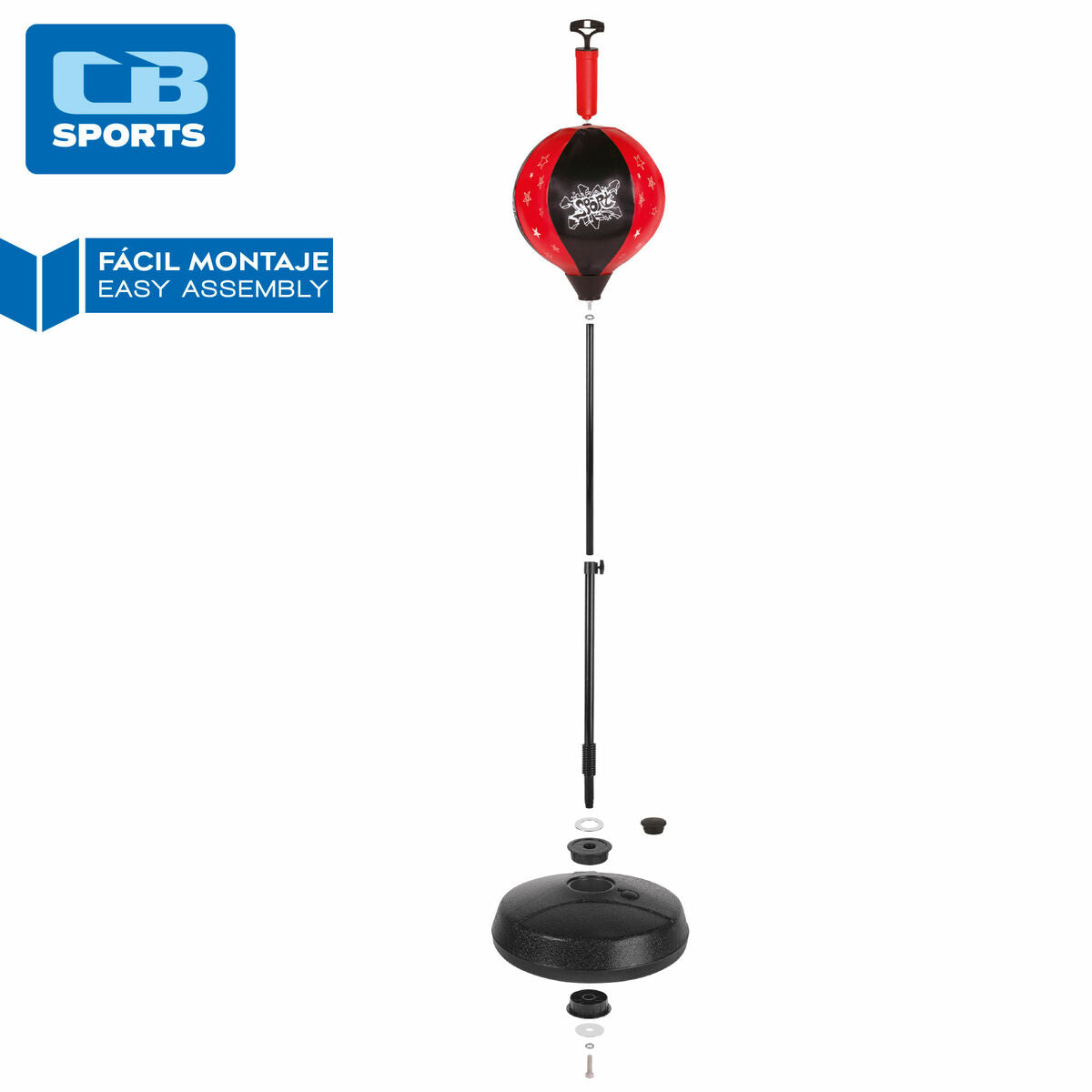 Children's Inflatable Boxing Punchbag with Stand Colorbaby-1