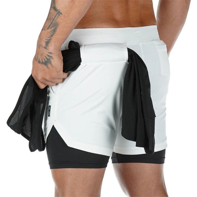Camo Running Shorts Men 2 In 1 Double-deck Quick Dry GYM Sport Shorts Fitness Jogging Workout Shorts Men Sports Short Pants-14