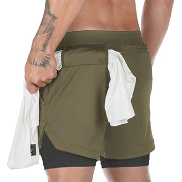 Camo Running Shorts Men 2 In 1 Double-deck Quick Dry GYM Sport Shorts Fitness Jogging Workout Shorts Men Sports Short Pants-8