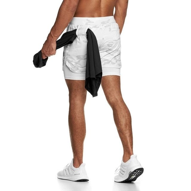Camo Running Shorts Men 2 In 1 Double-deck Quick Dry GYM Sport Shorts Fitness Jogging Workout Shorts Men Sports Short Pants-7